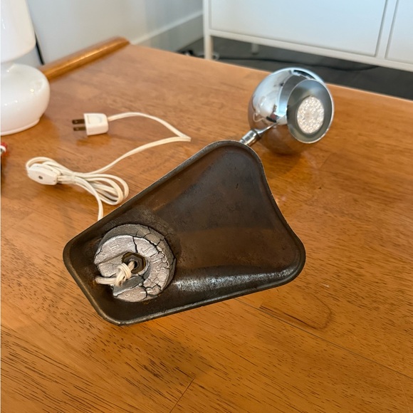 Vintage 60s Chrome Space Age Gooseneck Lamp in Perfect Working Condition - Picture 10 of 13